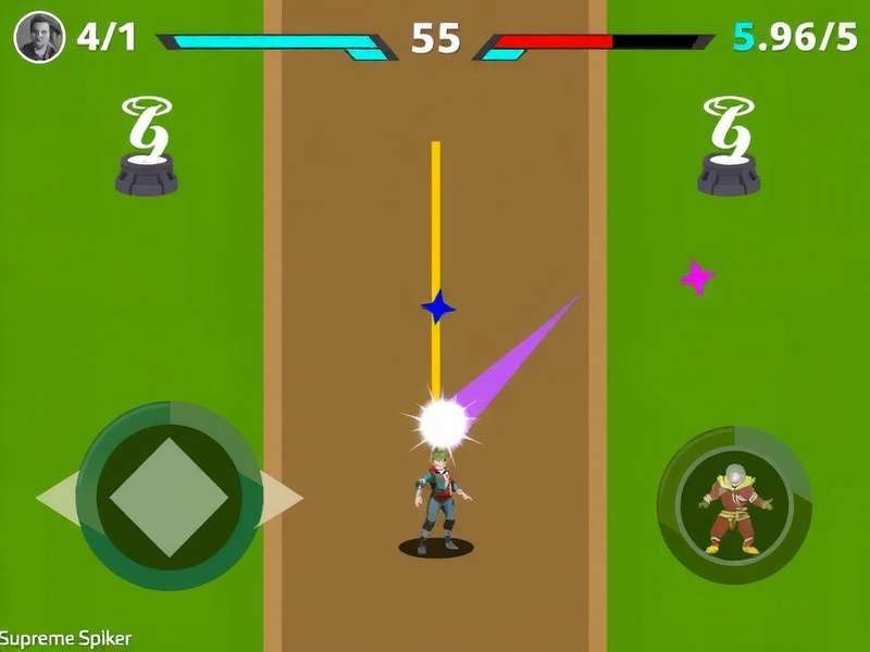 Supreme Spiker Gameplay Screenshot